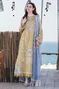 Qalamkar | Sahil Kinare Luxury Lawn | FP-03 SELMA by Designer Qalamkar - House of Maryam - Pakistani Designer Ethnic Wear in {{ shop.shopifyCountryName }}