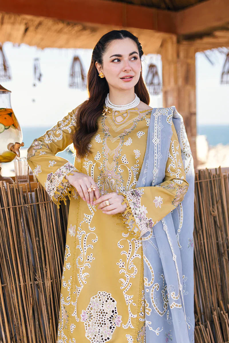 Qalamkar | Sahil Kinare Luxury Lawn | FP-03 SELMA by Designer Qalamkar - House of Maryam - Pakistani Designer Ethnic Wear in {{ shop.shopifyCountryName }}