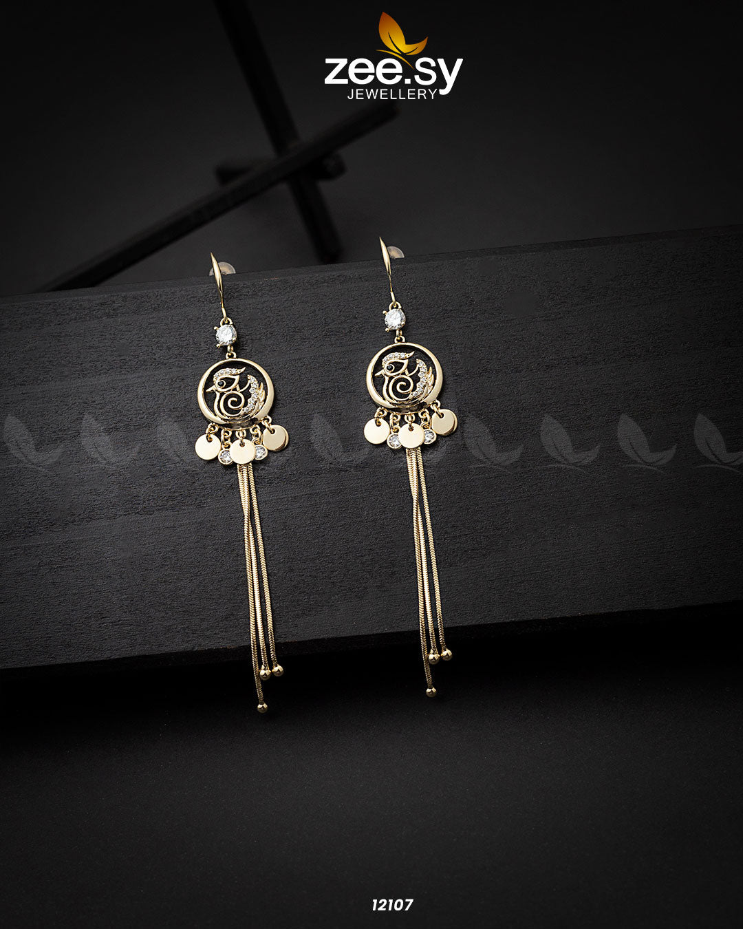 Quail Earrings -  Zeesy Earrings - Original Designer Dress - House of Maryam