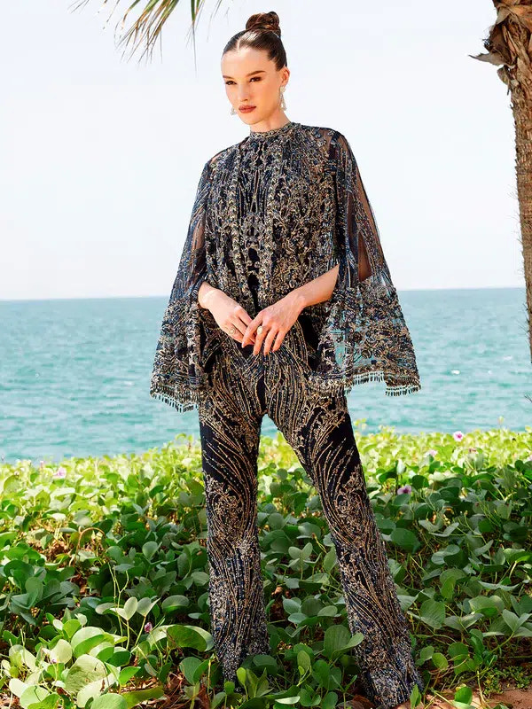 Epoque | Ciel Luxury Couture | Raven -  Epoque Formal - Original Designer Dress - House of Maryam