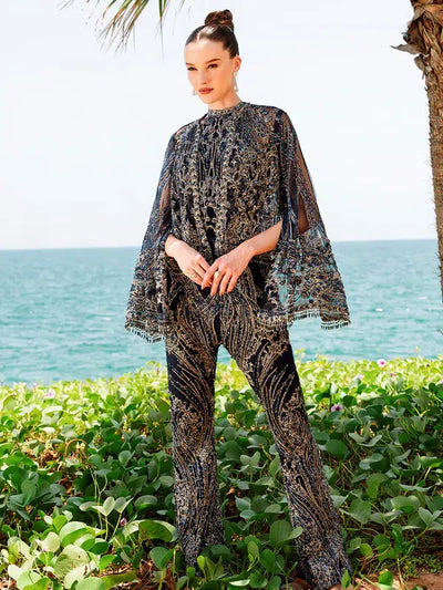 Epoque | Ciel Luxury Couture | Raven -  Epoque Formal - Original Designer Dress - House of Maryam