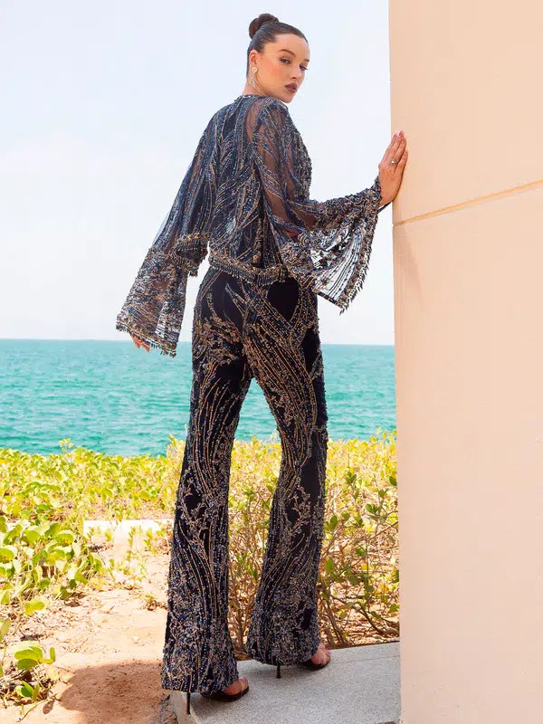 Epoque | Ciel Luxury Couture | Raven -  Epoque Formal - Original Designer Dress - House of Maryam