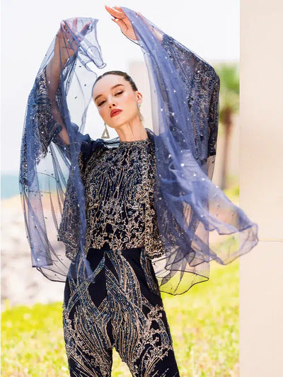 Epoque | Ciel Luxury Couture | Raven -  Epoque Formal - Original Designer Dress - House of Maryam