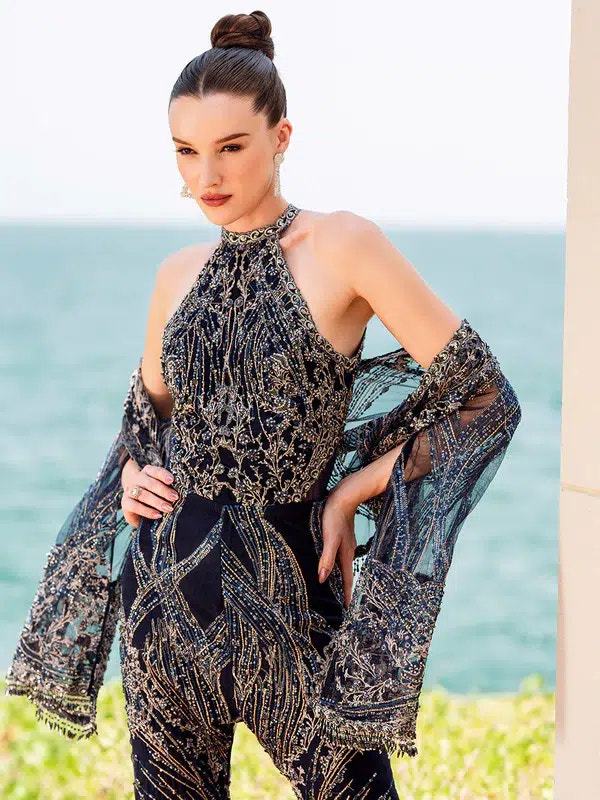 Epoque | Ciel Luxury Couture | Raven -  Epoque Formal - Original Designer Dress - House of Maryam