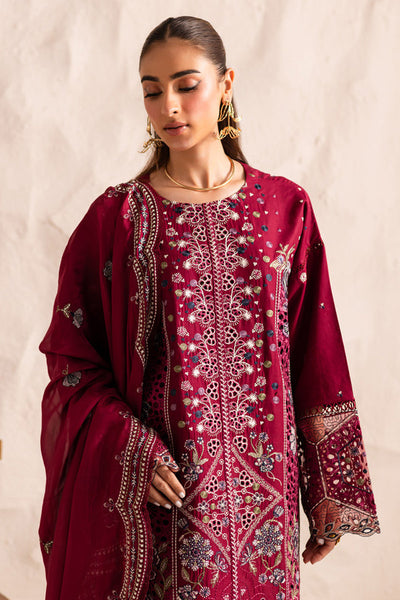 Marjjan | Guzel Lawn | SMC 204-B (Maroon) -  Marjjan Ladies Clothes - Original Designer Dress - House of Maryam