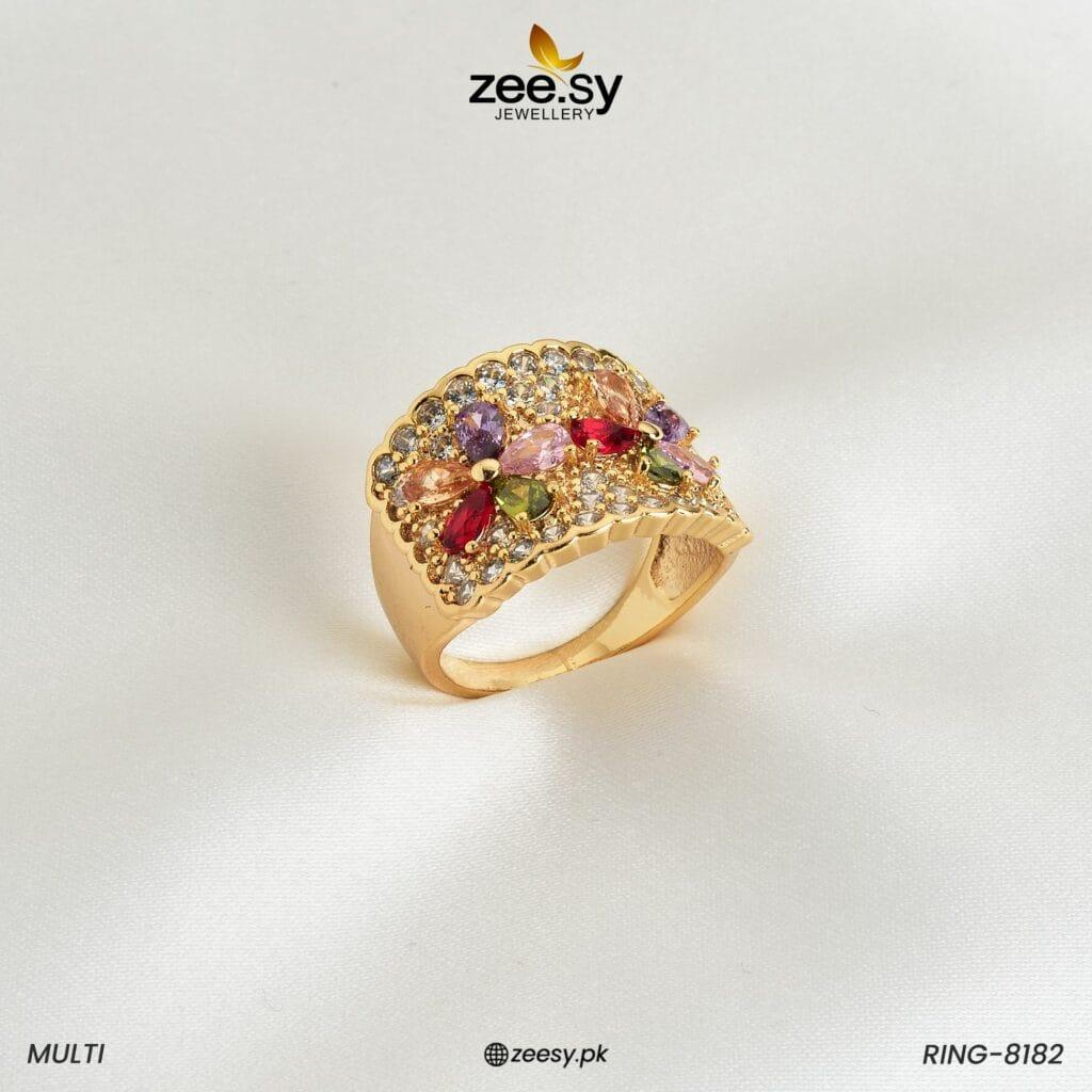 Ring-8182 -  Zeesy Rings - Original Designer Dress - House of Maryam
