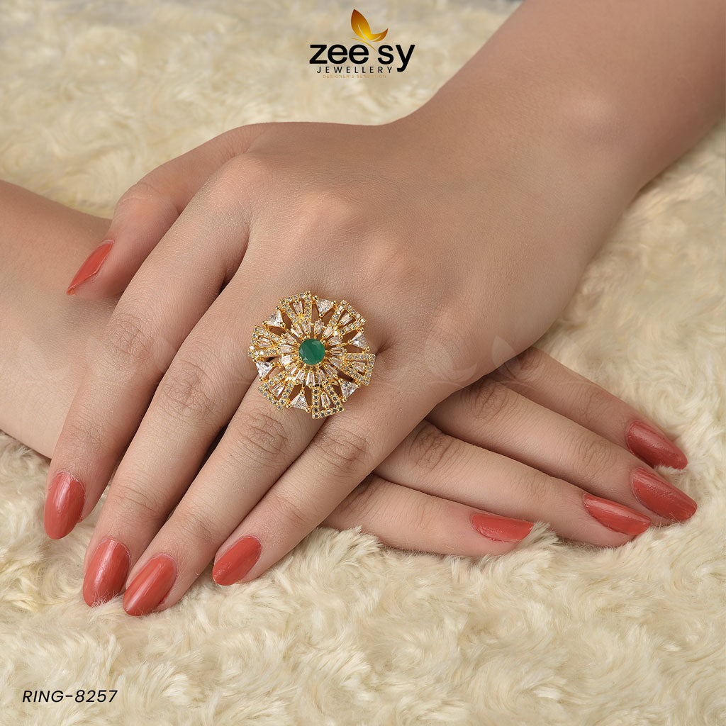 Ring-8257 -  Zeesy Rings - Original Designer Dress - House of Maryam