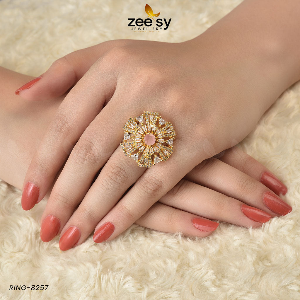 Ring-8257 -  Zeesy Rings - Original Designer Dress - House of Maryam