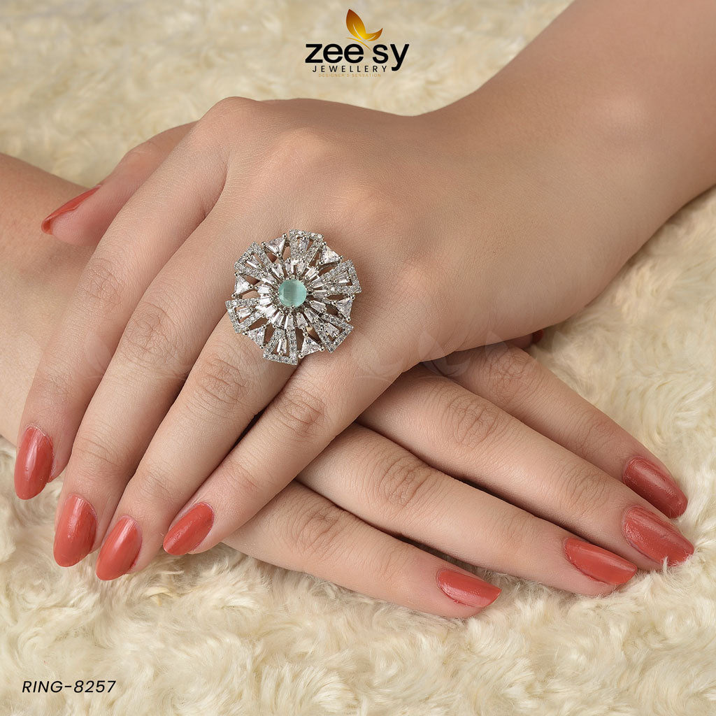 Ring-8257 -  Zeesy Rings - Original Designer Dress - House of Maryam