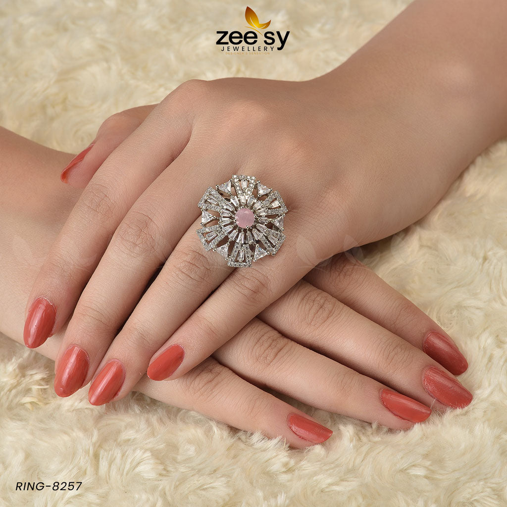 Ring-8257 -  Zeesy Rings - Original Designer Dress - House of Maryam