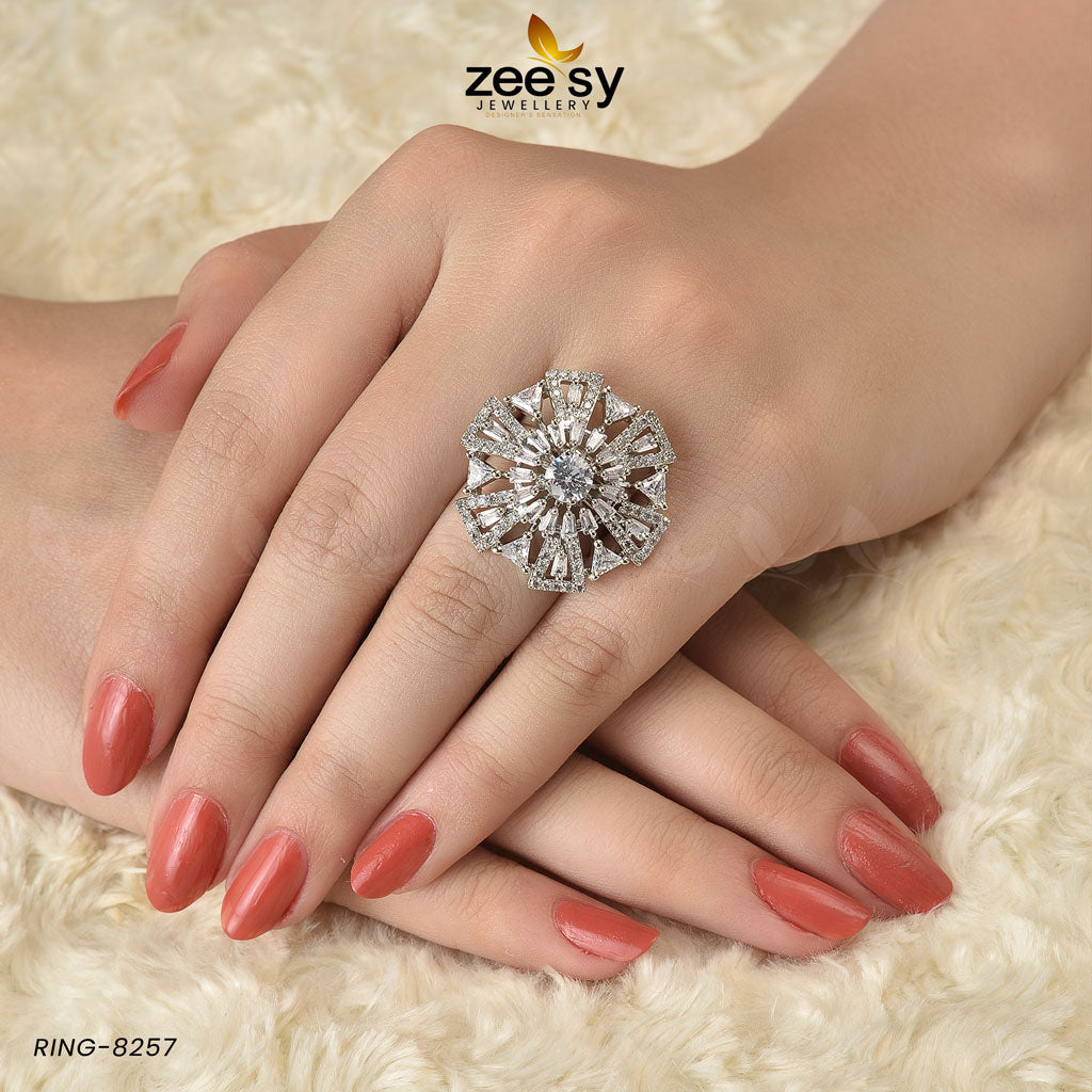 Ring-8257 -  Zeesy Rings - Original Designer Dress - House of Maryam