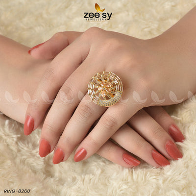 Ring-8260 -  Zeesy Rings - Original Designer Dress - House of Maryam
