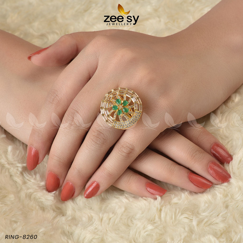 Ring-8260 -  Zeesy Rings - Original Designer Dress - House of Maryam