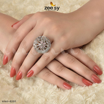 Ring-8260 -  Zeesy Rings - Original Designer Dress - House of Maryam