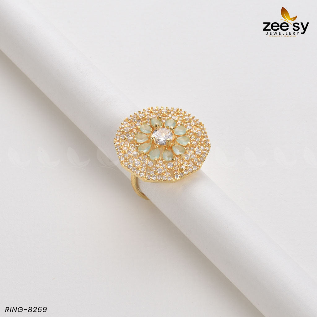 Round Ring-8269 -  Zeesy Rings - Original Designer Dress - House of Maryam