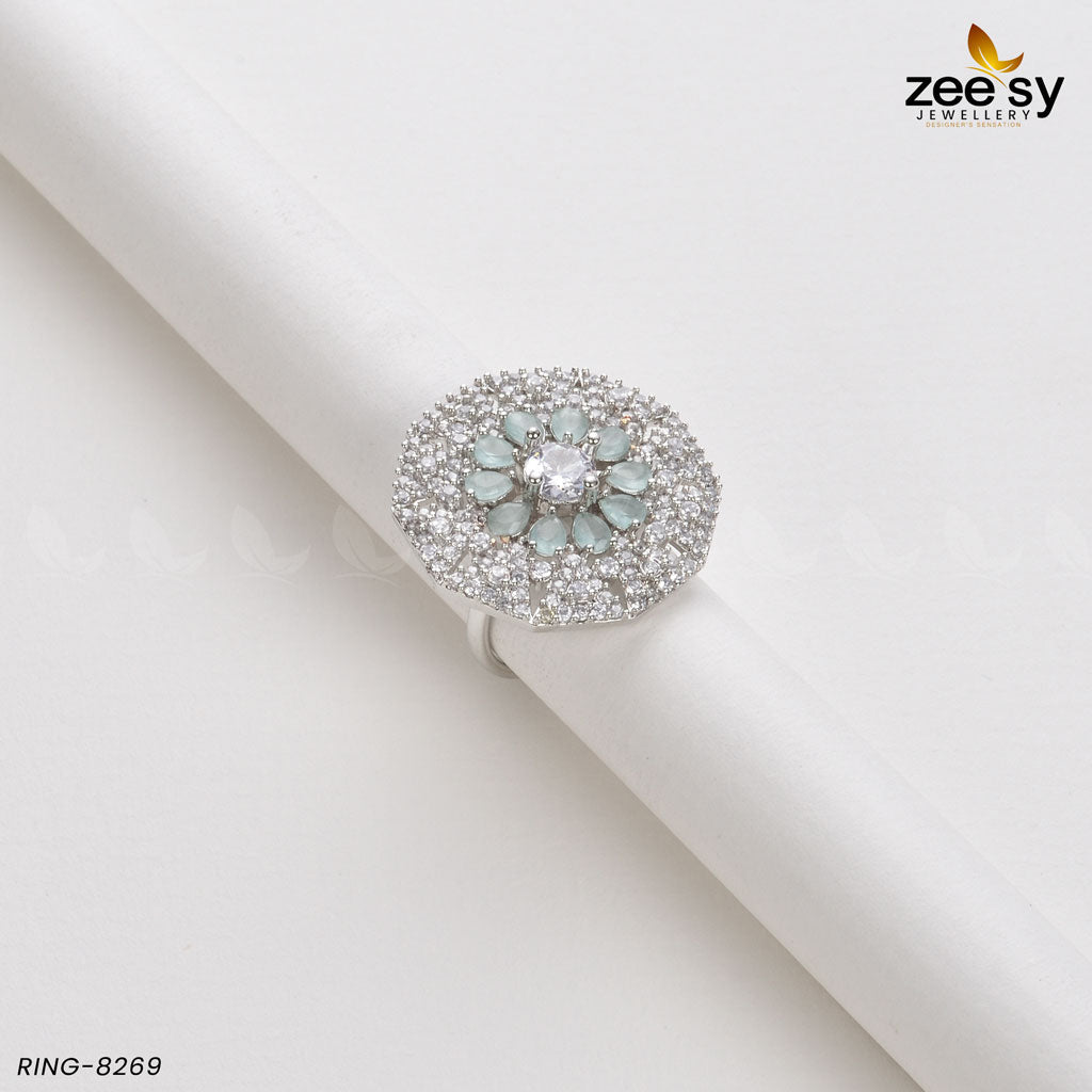 Round Ring-8269 -  Zeesy Rings - Original Designer Dress - House of Maryam