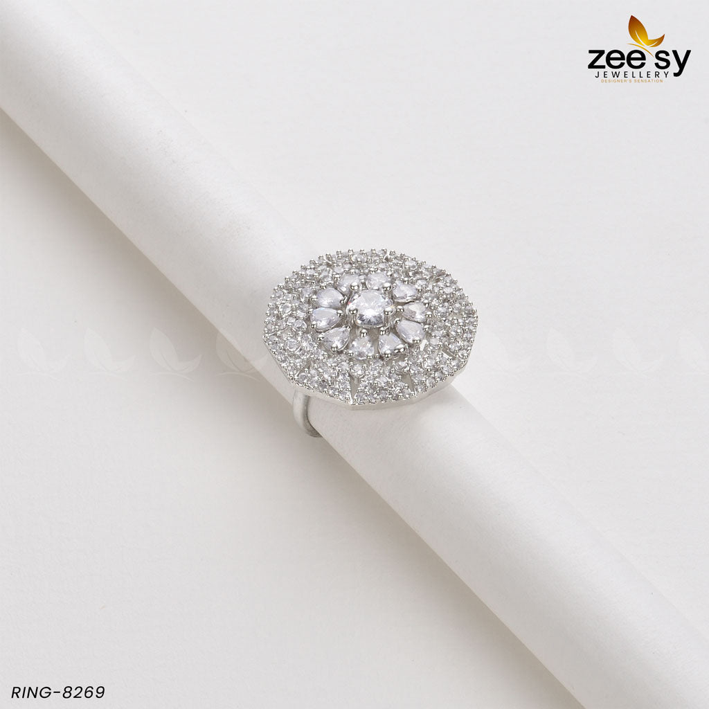 Round Ring-8269 -  Zeesy Rings - Original Designer Dress - House of Maryam
