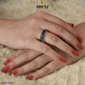 RING 8286 silver blue