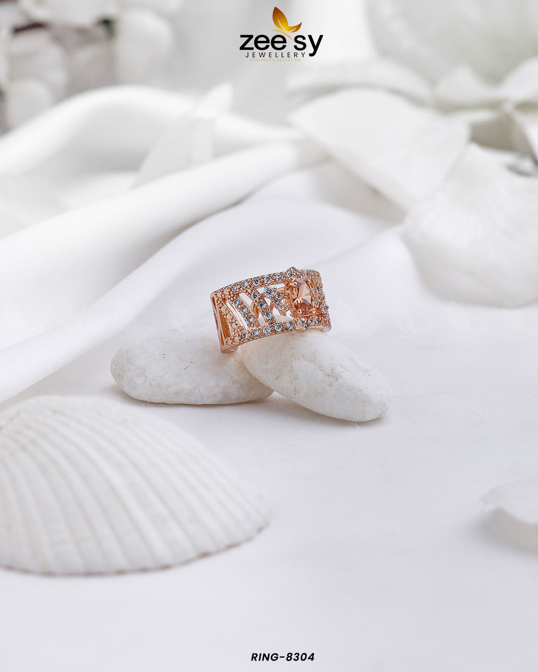 Ring-8304 -  Zeesy Rings - Original Designer Dress - House of Maryam