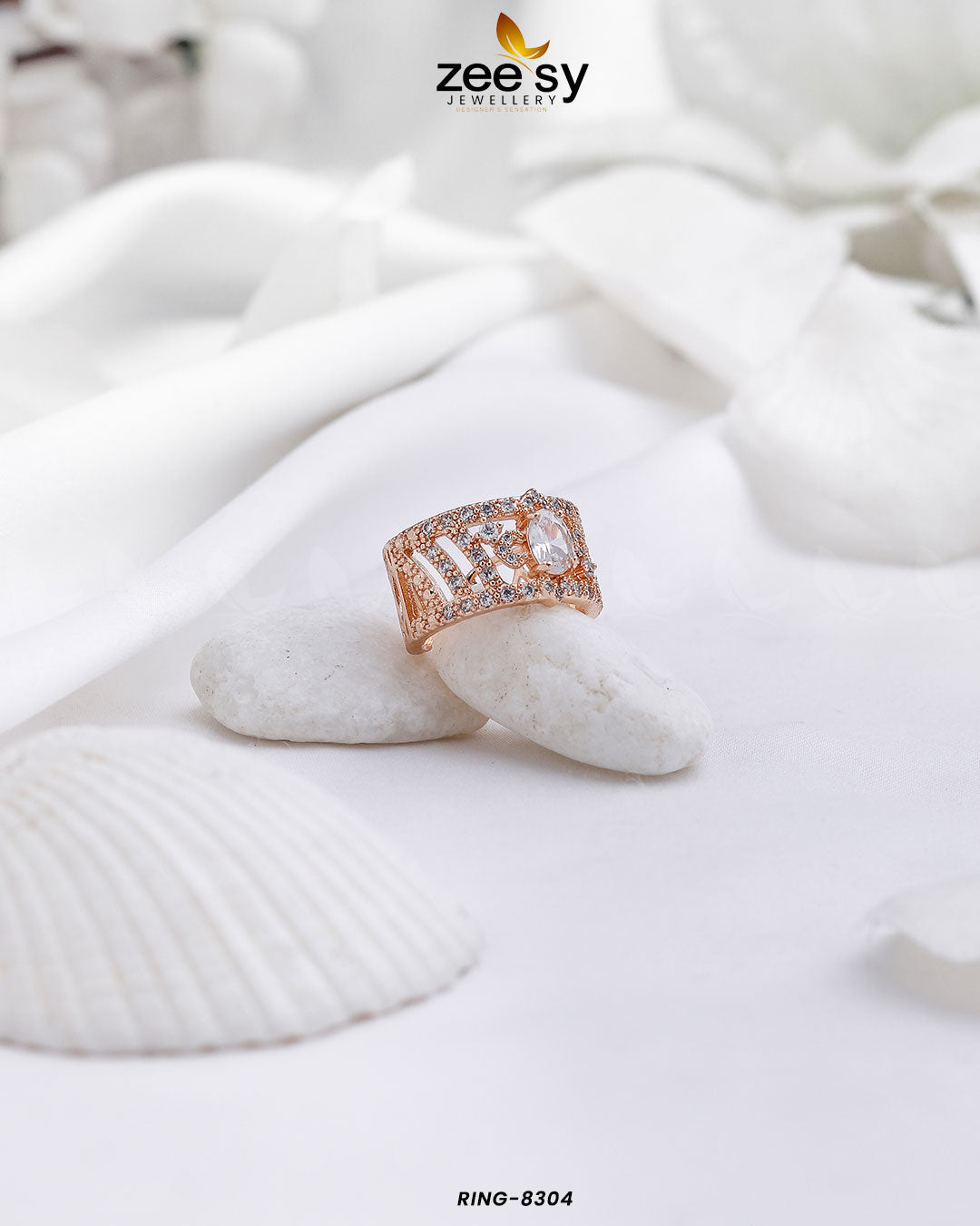 Ring-8304 -  Zeesy Rings - Original Designer Dress - House of Maryam