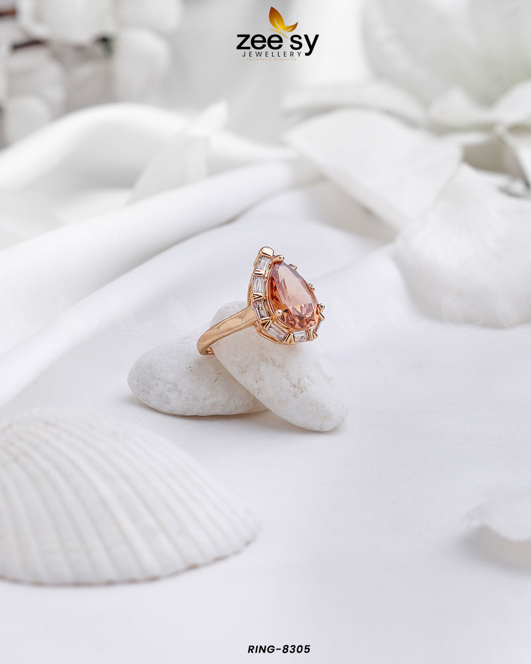 Ring-8305 -  Zeesy Rings - Original Designer Dress - House of Maryam