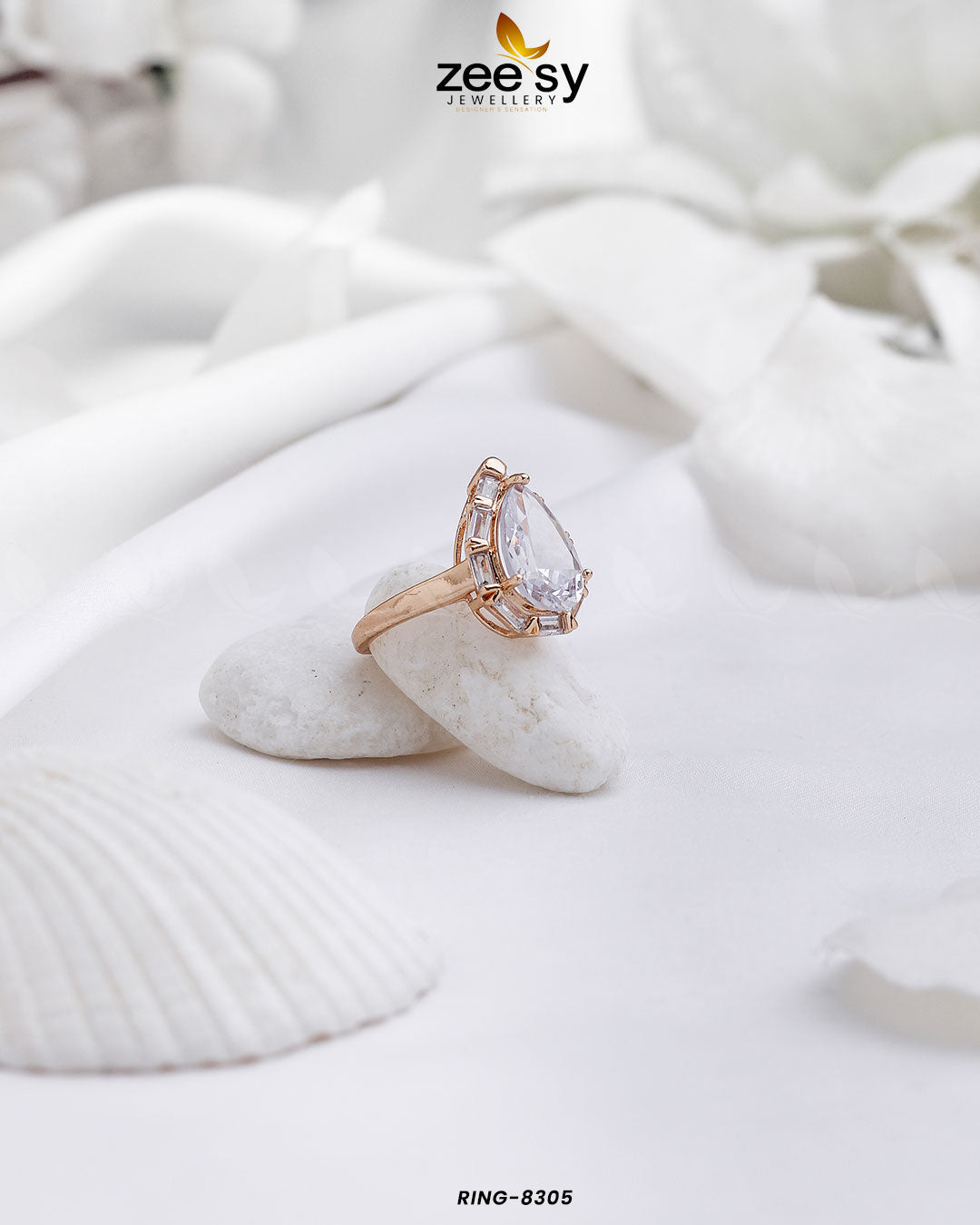 Ring-8305 -  Zeesy Rings - Original Designer Dress - House of Maryam