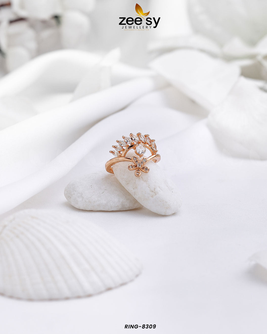 Ring-8309 -  Zeesy Rings - Original Designer Dress - House of Maryam