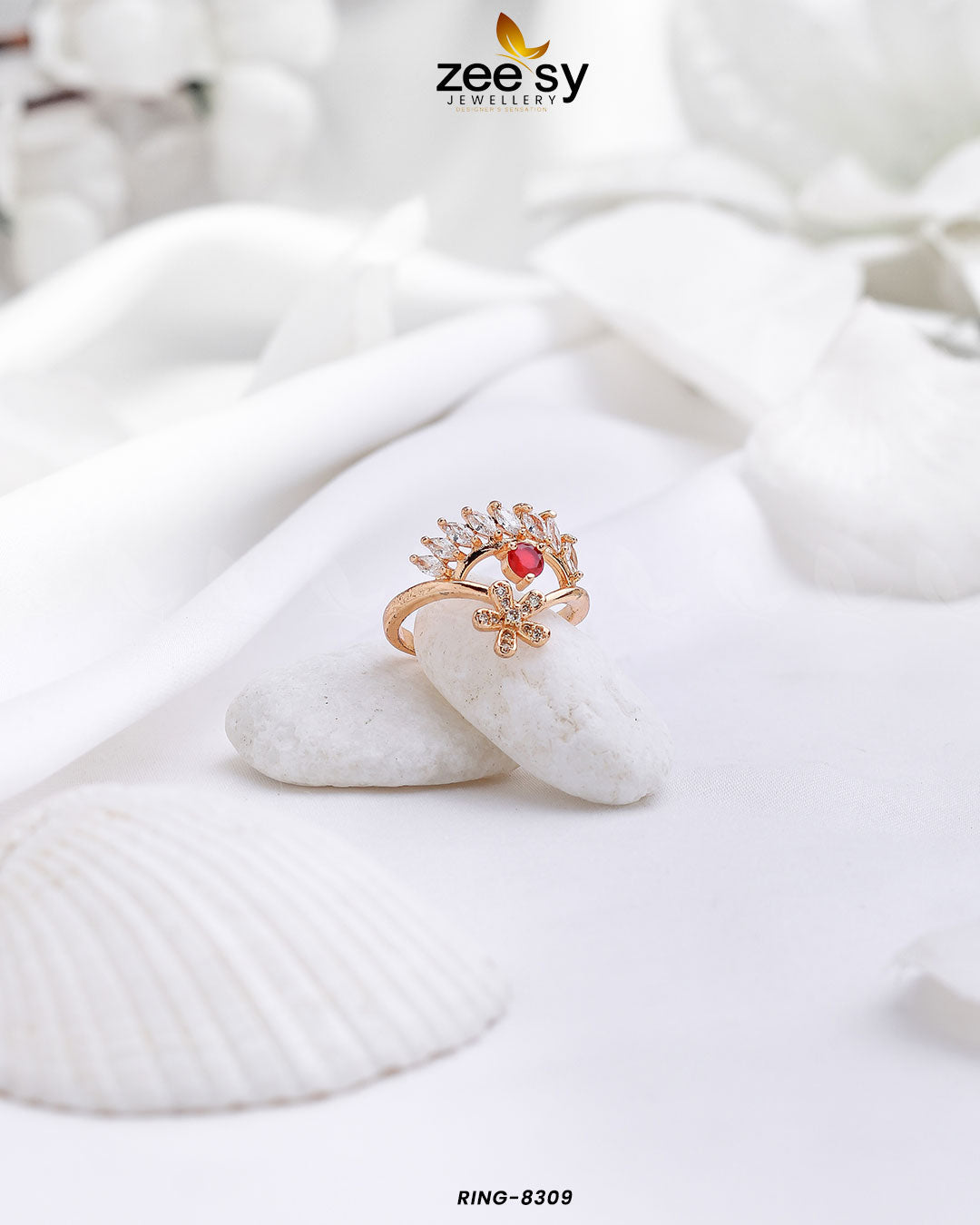 Ring-8309 -  Zeesy Rings - Original Designer Dress - House of Maryam