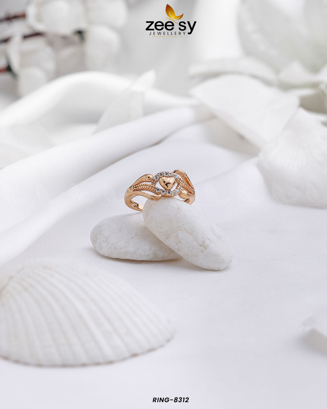 Ring-8312 -  Zeesy Rings - Original Designer Dress - House of Maryam