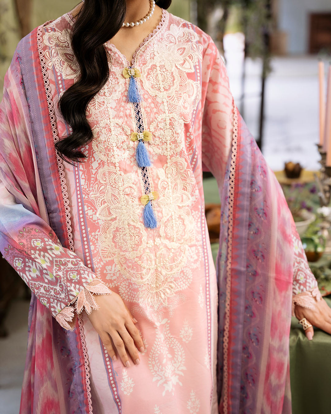 Roheenaz | Flora Printed Lawn | Amara by Designer Roheenaz - House of Maryam - Pakistani Designer Ethnic Wear in {{ shop.shopifyCountryName }}