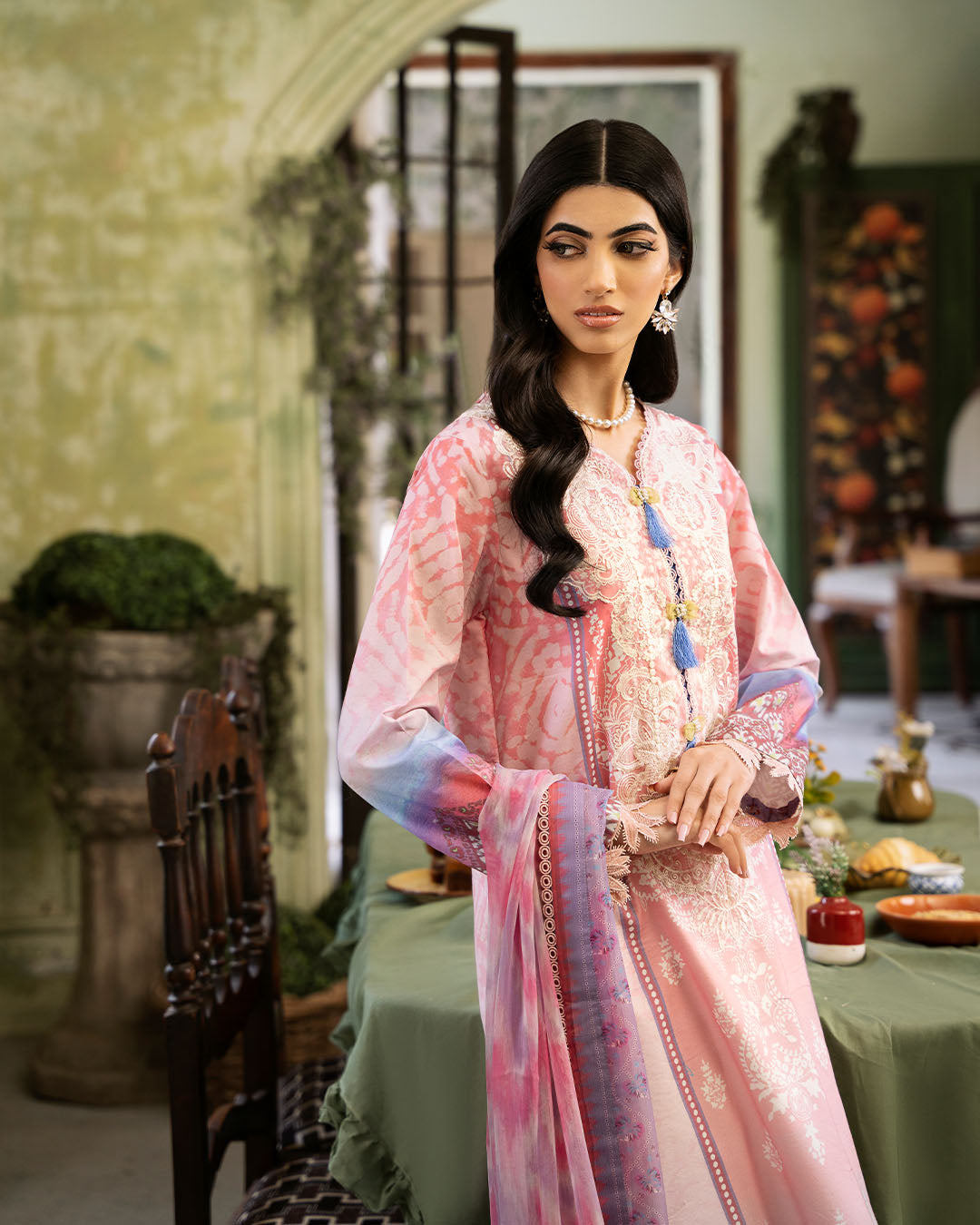Roheenaz | Flora Printed Lawn | Amara -  Roheenaz Luxury - Original Designer Dress - House of Maryam