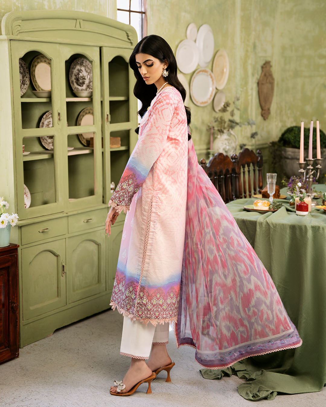 Roheenaz | Flora Printed Lawn | Amara by Designer Roheenaz - House of Maryam - Pakistani Designer Ethnic Wear in {{ shop.shopifyCountryName }}