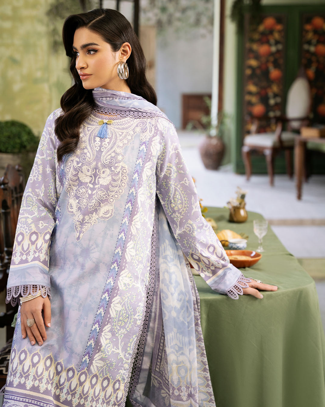 Roheenaz | Flora Printed Lawn | Lumina -  Roheenaz Luxury - Original Designer Dress - House of Maryam