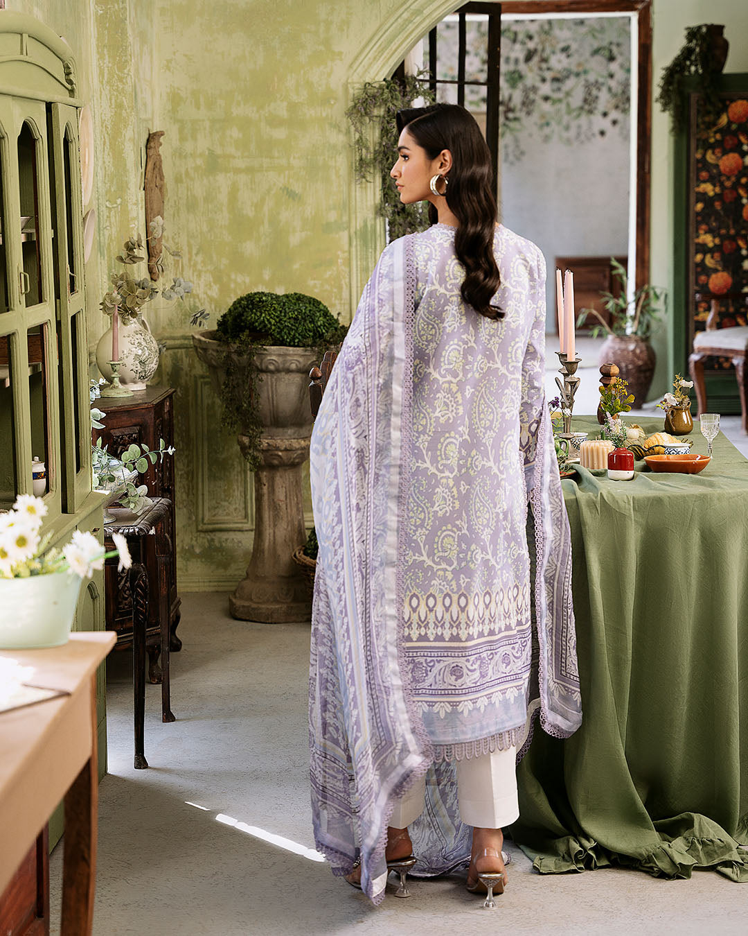 Roheenaz | Flora Printed Lawn | Lumina -  Roheenaz Luxury - Original Designer Dress - House of Maryam