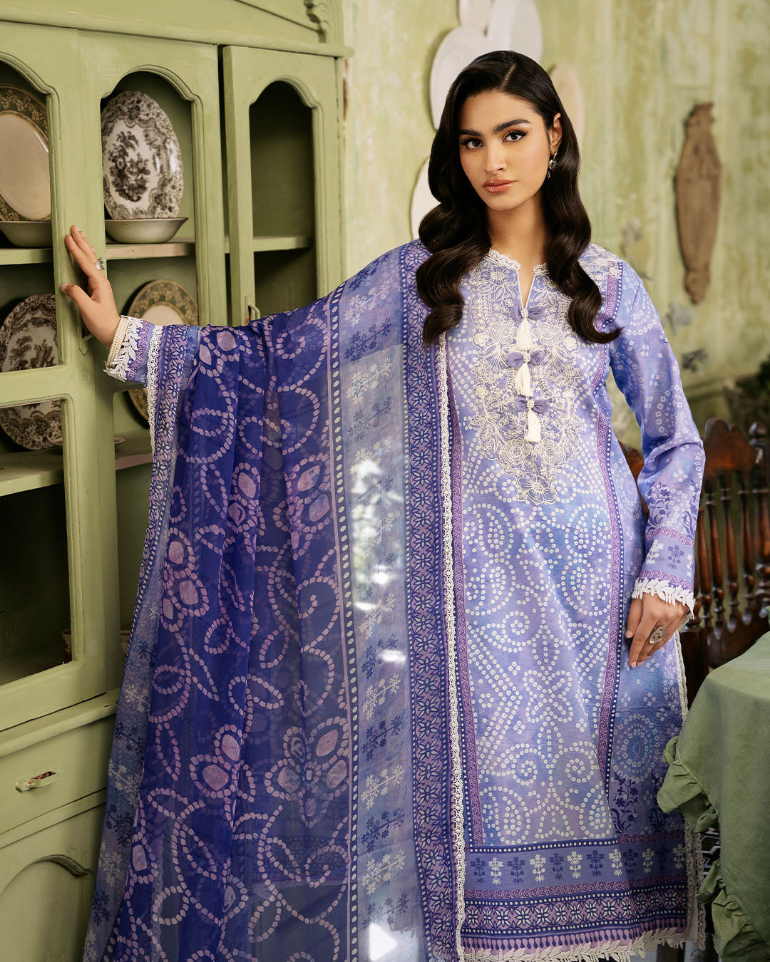 Roheenaz | Flora Printed Lawn | Celestia -  Roheenaz Luxury - Original Designer Dress - House of Maryam