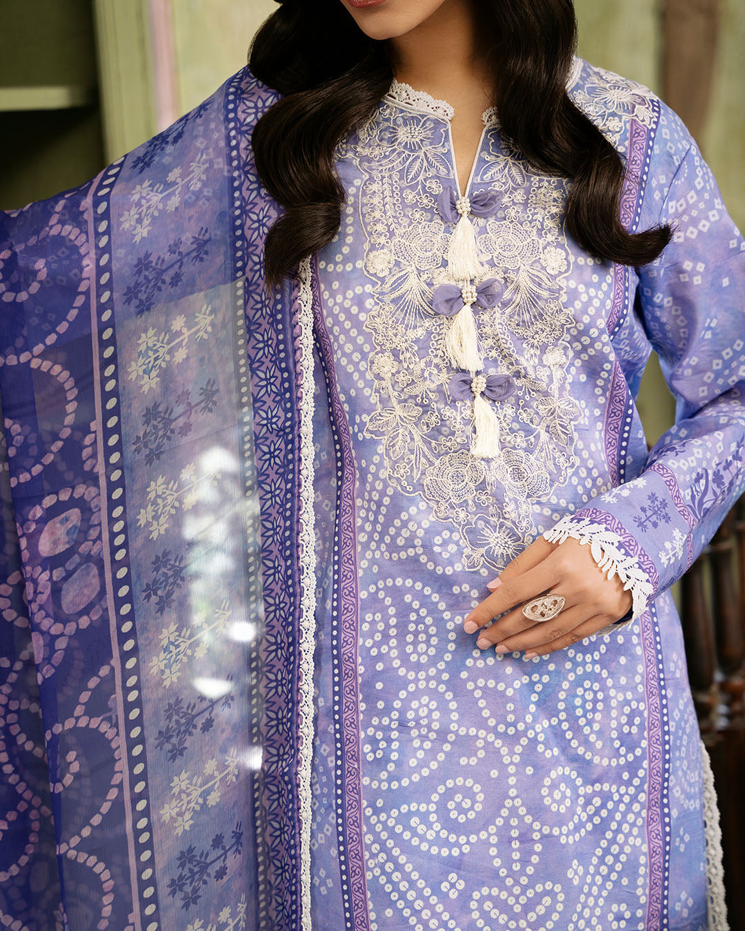 Roheenaz | Flora Printed Lawn | Celestia -  Roheenaz Luxury - Original Designer Dress - House of Maryam