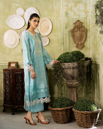 Roheenaz | Flora Printed Lawn | Mirage -  Roheenaz Luxury - Original Designer Dress - House of Maryam