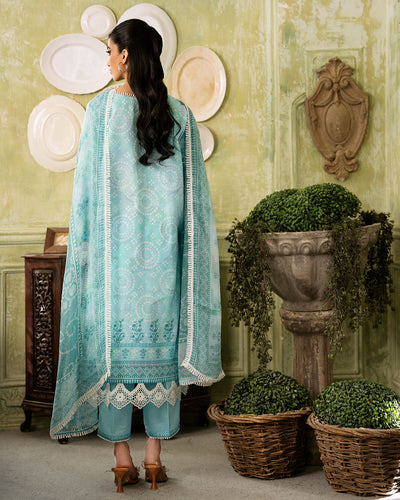 Roheenaz | Flora Printed Lawn | Mirage -  Roheenaz Luxury - Original Designer Dress - House of Maryam