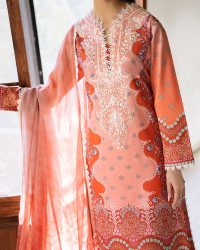 Roheenaz | Flora Printed Lawn | Serenade -  Roheenaz Luxury - Original Designer Dress - House of Maryam