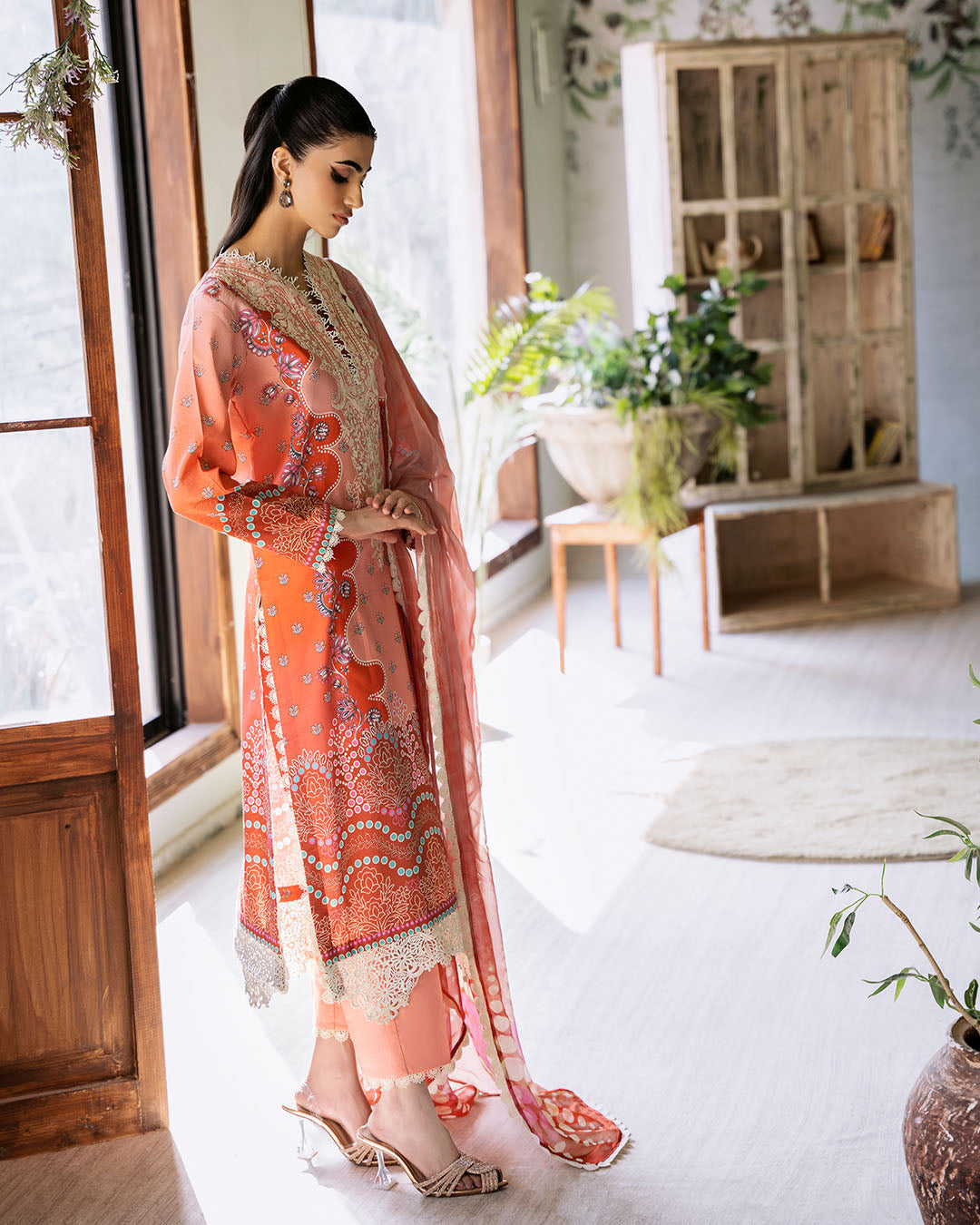 Roheenaz | Flora Printed Lawn | Serenade -  Roheenaz Luxury - Original Designer Dress - House of Maryam