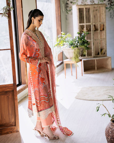 Roheenaz | Flora Printed Lawn | Serenade -  Roheenaz Luxury - Original Designer Dress - House of Maryam