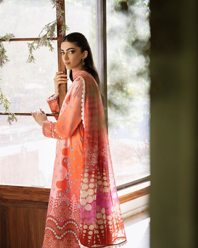 Roheenaz | Flora Printed Lawn | Serenade -  Roheenaz Luxury - Original Designer Dress - House of Maryam