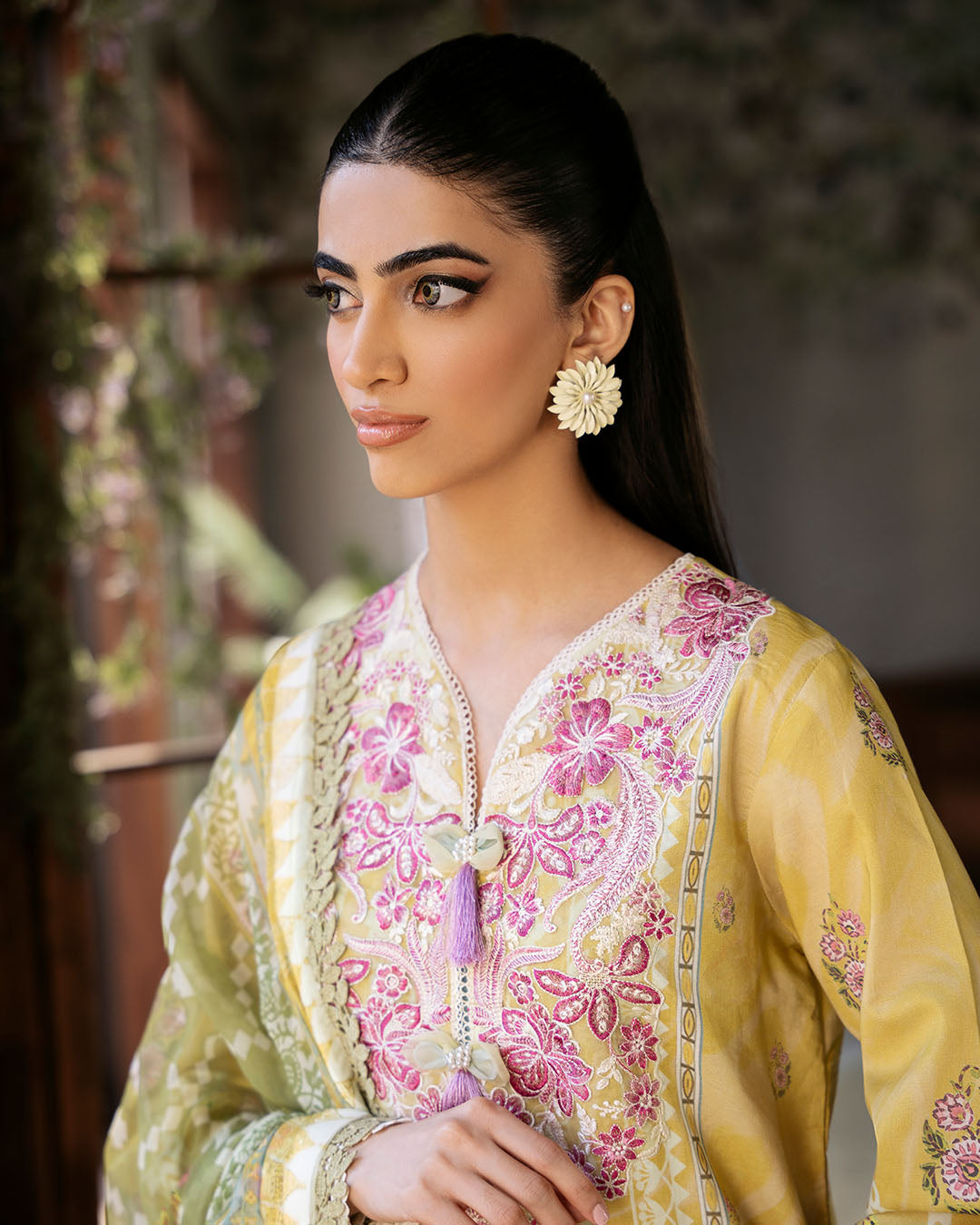 Roheenaz | Flora Printed Lawn | Mystique -  Roheenaz Luxury -  House of Maryam