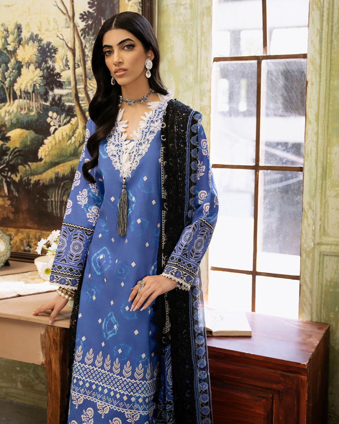 Roheenaz | Flora Printed Lawn | Ember -  Roheenaz Luxury - Original Designer Dress - House of Maryam