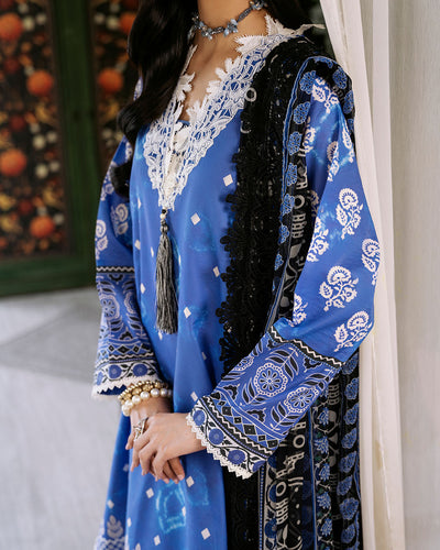 Roheenaz | Flora Printed Lawn | Ember -  Roheenaz Luxury - Original Designer Dress - House of Maryam