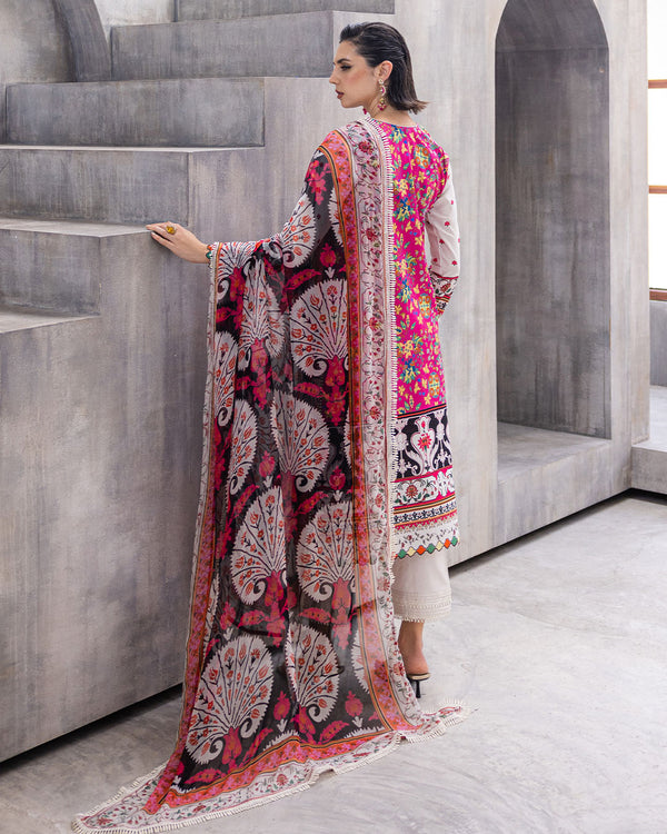 Roheenaz | Azalea Printed Lawn 24 | Marigold Meadows by Designer Roheenaz - House of Maryam - Pakistani Designer Ethnic Wear in {{ shop.shopifyCountryName }}