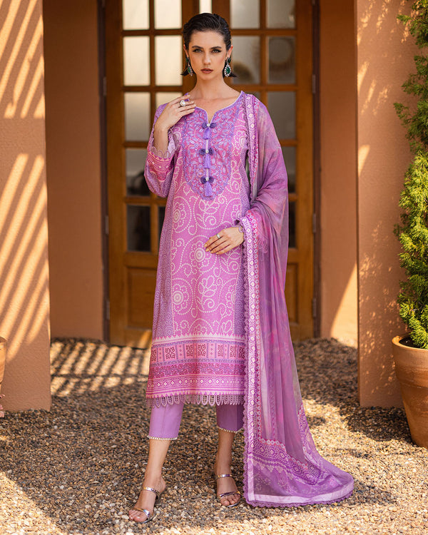 Roheenaz | Azalea Printed Lawn 24 | Azure Dream by Designer Roheenaz - House of Maryam - Pakistani Designer Ethnic Wear in {{ shop.shopifyCountryName }}