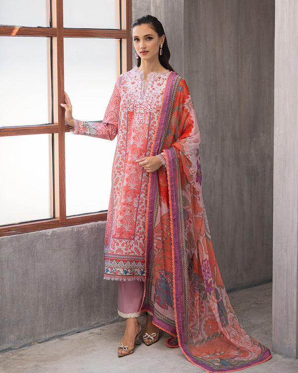 Roheenaz | Azalea Printed Lawn 24 | Sunset Serenade by Designer Roheenaz - House of Maryam - Pakistani Designer Ethnic Wear in {{ shop.shopifyCountryName }}