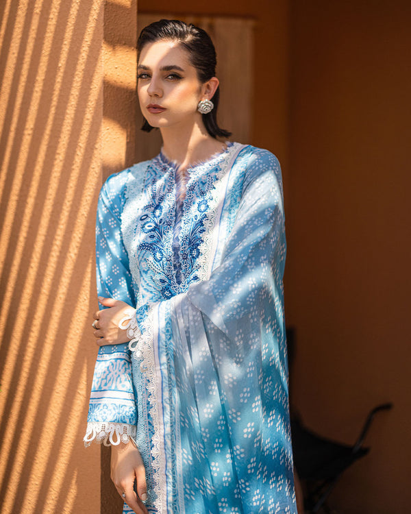 Roheenaz | Azalea Printed Lawn 24 | Starlit Sky -  Roheenaz Luxury - Original Designer Dress - House of Maryam