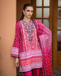 Roheenaz | Azalea Printed Lawn 24 | Coral Cascade by Designer Roheenaz - House of Maryam - Pakistani Designer Ethnic Wear in {{ shop.shopifyCountryName }}